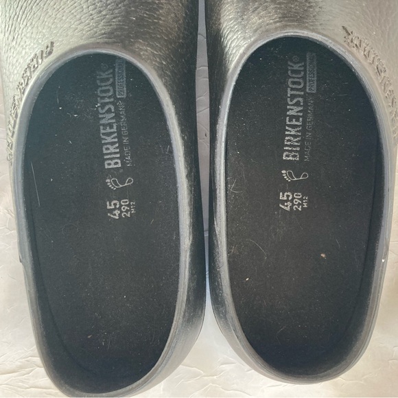 Birkenstock Profi Birki Black Clogs Men’s Size 12 - Picture 3 of 10